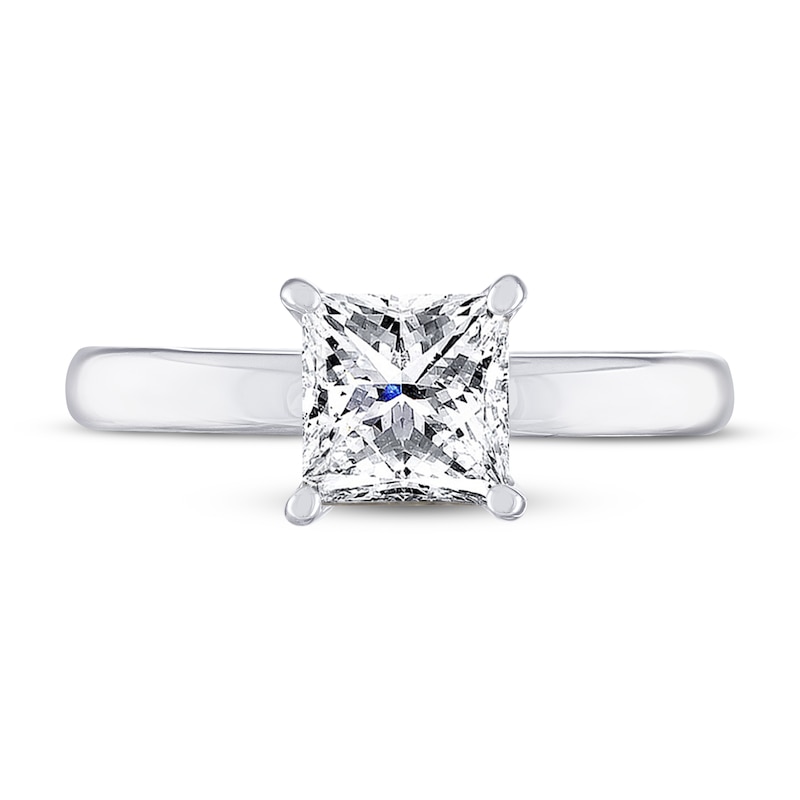 Princess Cut Solitaire Engagement Ring - Diamondrensu