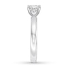 Thumbnail Image 3 of Certified Diamond Solitaire 3/4 ct Princess-cut 14K White Gold (I/SI2)