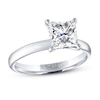 Thumbnail Image 0 of THE LEO Artisan Diamond Solitaire Engagement Ring 2 ct tw Princess-cut 14K White Gold