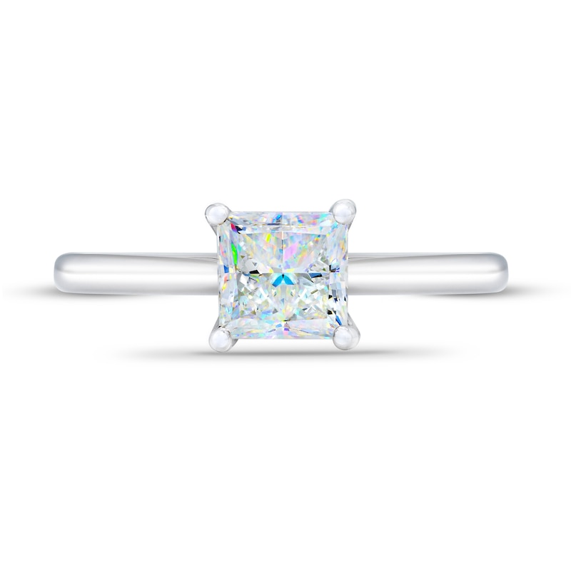 Main Image 3 of THE LEO First Light Diamond Princess-Cut Solitaire Engagement Ring 1 ct tw 14K White Gold