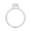 Thumbnail Image 3 of The Kiss Diamond Solitaire GSI Engagement Ring 1 ct tw Princess-cut Platinum (F/I1)
