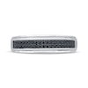 Thumbnail Image 3 of Men's Black Diamond Two-Row Wedding Band 1/5 ct tw 10K White Gold