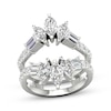 Thumbnail Image 1 of Lab-Grown Diamonds by KAY Marquise & Baguette-Cut Enhancer Ring 2-1/2 ct tw 14K White Gold