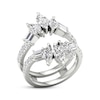 Thumbnail Image 2 of Lab-Grown Diamonds by KAY Marquise & Baguette-Cut Enhancer Ring 2-1/2 ct tw 14K White Gold