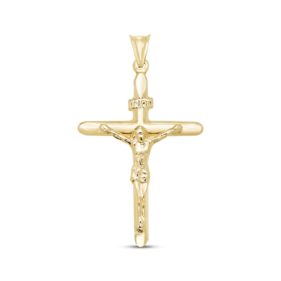 Crucifix Charm 14K Yellow Gold