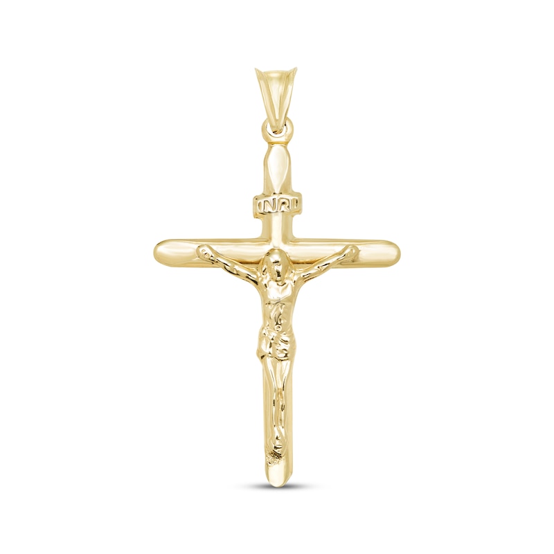 Main Image 1 of Crucifix Charm 14K Yellow Gold