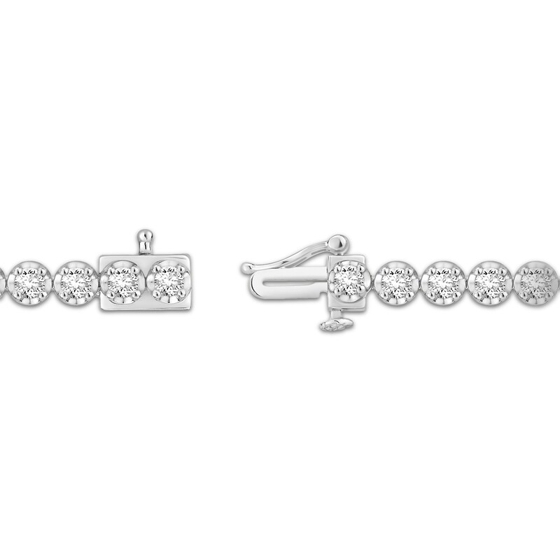 Main Image 2 of KAY Lab-Grown Diamonds Tennis Bracelet 3 ct tw 14K White Gold 7"