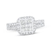 Thumbnail Image 1 of Adore Princess-Cut Multi-Diamond Engagement Ring 1 ct tw 10K White Gold