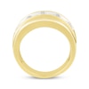Thumbnail Image 3 of Men's Adore Lab-Grown Diamonds Five-Stone Wedding Band 2-1/2 ct tw 14K Yellow Gold