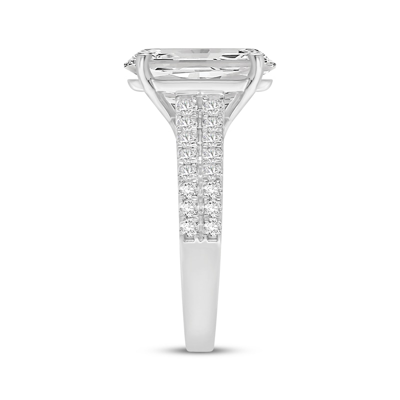 Main Image 2 of Lab-Grown Diamonds Oval-Cut Engagement Ring 4-1/2 ct tw 14K White Gold