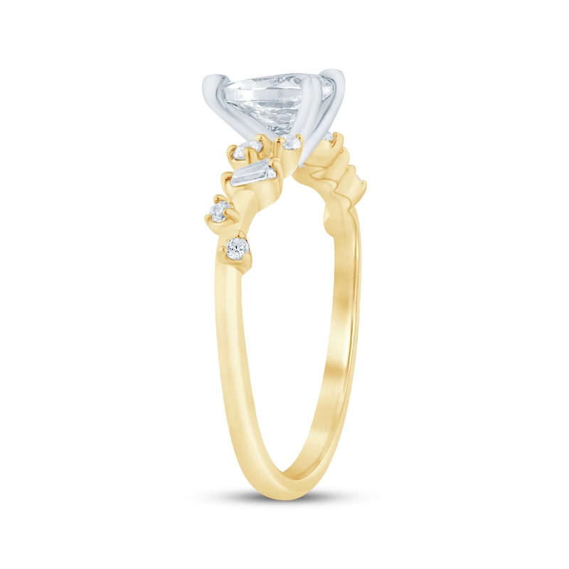 Main Image 2 of Adore Lab-Grown Diamonds Pear-Shaped Engagement Ring 5/8 ct tw 14K Yellow Gold