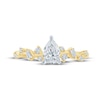 Thumbnail Image 3 of Adore Lab-Grown Diamonds Pear-Shaped Engagement Ring 5/8 ct tw 14K Yellow Gold