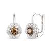 Thumbnail Image 1 of Le Vian Diamond Flower Drop Earrings 7/8 ct tw 14K Vanilla Gold