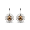 Thumbnail Image 2 of Le Vian Diamond Flower Drop Earrings 7/8 ct tw 14K Vanilla Gold