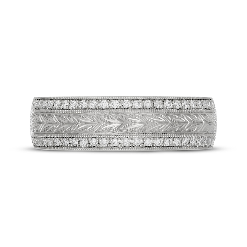 Main Image 3 of Neil Lane Artistry Heritage Men's Lab-Grown Diamond Wedding Band 1/3 ct tw Platinum