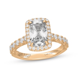 Neil Lane Artistry Heritage Cushion-Cut Lab-Grown Diamond Engagement Ring 2-3/4 ct tw 18K Yellow Gold