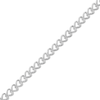 Thumbnail Image 2 of Diamond Sideways Heart Bracelet 1/4 ct tw Sterling Silver 7"