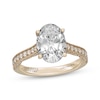 Thumbnail Image 1 of Neil Lane Artistry Heritage Oval-Cut Lab-Grown Diamond Engagement Ring 3-5/8 ct tw 14K Yellow Gold