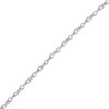 Thumbnail Image 2 of Diamond Twist Link Anklet 1/2 ct tw Sterling Silver 10.5"