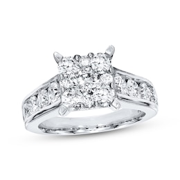 Adore Diamond Engagement Ring 2 ct tw Round-cut 14K White Gold