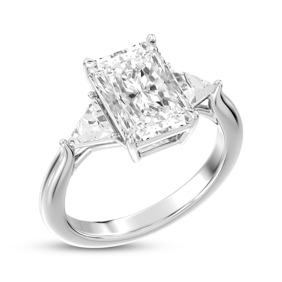 Adore Lab-Grown Diamonds Radiant-Cut Engagement Ring 2-1/2 ct tw 14K White Gold