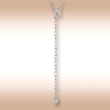 Thumbnail Image 3 of Open Hearts Necklace 1/2 ct tw Diamonds 14K White Gold