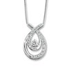 Thumbnail Image 1 of Diamond Necklace 1/3 ct tw Round-cut 10K White Gold