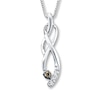 Thumbnail Image 1 of Shades of Wonder 1/8 ct tw Diamonds Sterling Silver Necklace