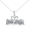 Thumbnail Image 0 of Diploma Necklace Diamond Accents Sterling Silver