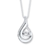 Thumbnail Image 1 of Unstoppable Love Sterling Silver Necklace 18"