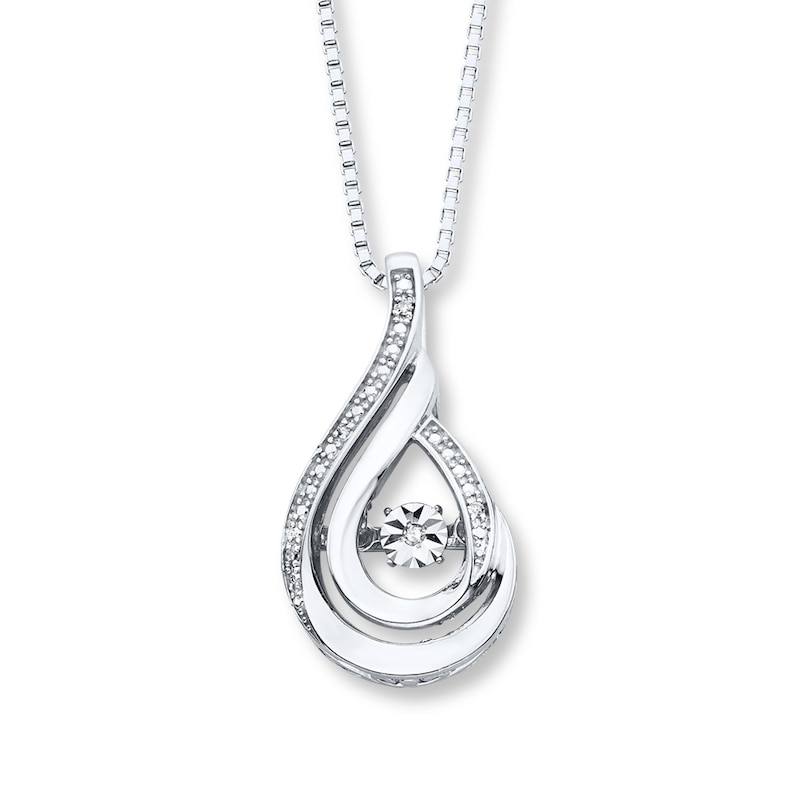 Main Image 1 of Unstoppable Love Sterling Silver Necklace 18"