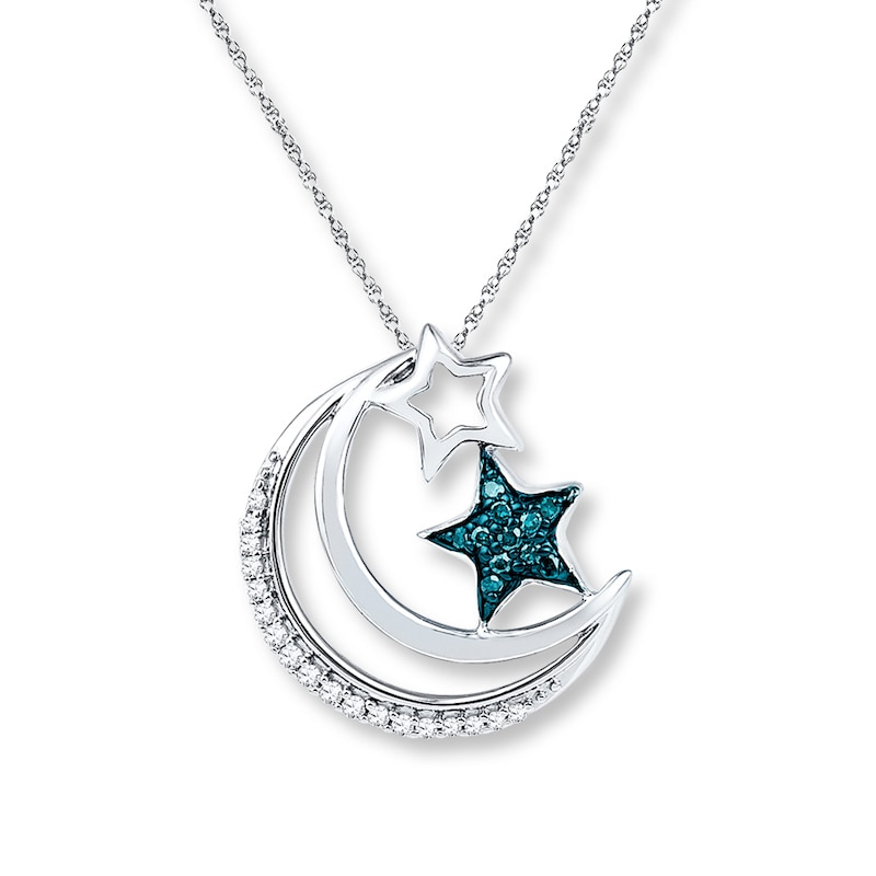 Mother\u2019s Day gift Hypoallergenic Silver Necklace and Star Pendant 8 Point Start Pendant Rhodium Plated