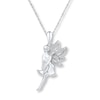 Thumbnail Image 0 of Fairy Necklace Diamond Accents Sterling Silver