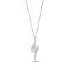 Thumbnail Image 1 of Ever Us Necklace 1/2 ct tw Diamonds 14K White Gold 19"