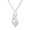 Thumbnail Image 0 of Diamond Necklace Sterling Silver 18"