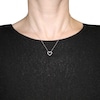 Thumbnail Image 1 of Diamond Heart Necklace 1/10 ct tw Round-cut 14K White Gold