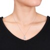Thumbnail Image 1 of Diamond Necklace 1/15 ct tw Round-cut 10K White Gold