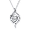 Thumbnail Image 0 of Unstoppable Love 1/10 ct tw Necklace Sterling Silver 18"