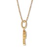 Thumbnail Image 3 of Diamond Palm Tree Necklace 10K Yellow Gold 18"