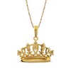 Thumbnail Image 4 of Diamond Tiara Necklace 1/15 ct tw Round-cut 10K Yellow Gold