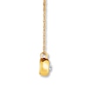 Thumbnail Image 1 of Diamond Necklace 1/20 ct tw Bezel-set 10K Yellow Gold 18"
