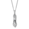 Thumbnail Image 2 of Emmy London Diamond Shoe Necklace 1/2 ct tw 10K White Gold 20"