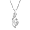 Thumbnail Image 1 of Diamond Necklace Sterling Silver 18"
