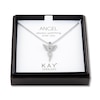 Thumbnail Image 3 of Angel Necklace with Diamonds Sterling Silver