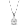 Thumbnail Image 1 of Diamond Necklace 1/3 ct tw Round-cut 10K White Gold 18"