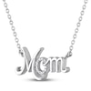 Thumbnail Image 2 of "Mom" Necklace with Diamonds Sterling Silver