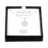 Thumbnail Image 0 of Compass Necklace with Diamonds Sterling Silver