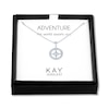 Thumbnail Image 3 of Compass Necklace with Diamonds Sterling Silver