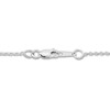 Thumbnail Image 3 of Diamond Necklace 1/10 ct tw 10K White Gold 18"