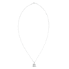 Thumbnail Image 2 of Diamond Necklace 1/4 ct tw 10K White Gold 18"